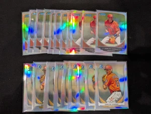 Carlos Correa Bowman Chrome Refractor Lot x20 2013 2014 #CTP-3 #TP-10 Astros - Picture 1 of 2