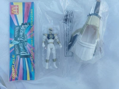 McDonald's Mighty Morphin Power Rangers 1995 La película conjunto de 4 figuras selladas Foto 1 de 4