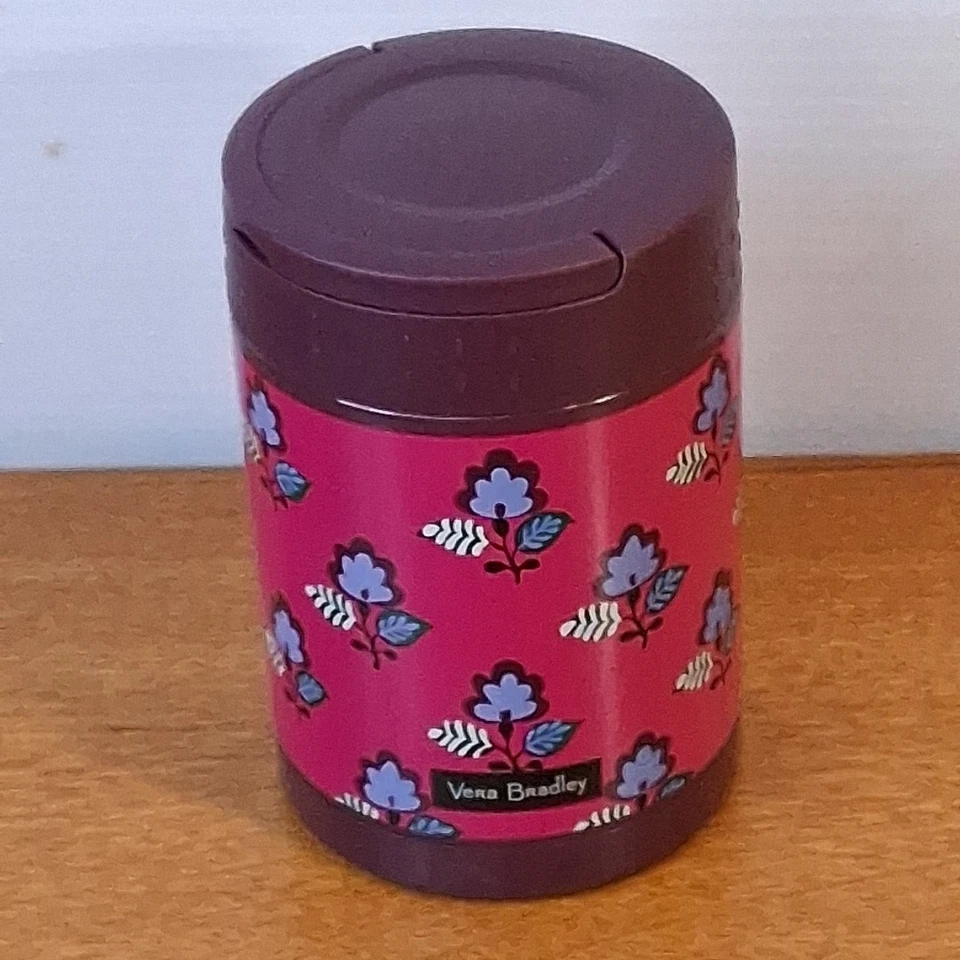 Vera Bradley Termo Contenedor Comidas Sobre la marcha Rose Ditsy 53/8x31/2" Diámetro 16 Fl Oz Foto 1 de 4
