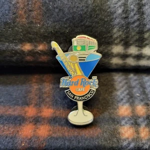 Hard Rock Cafe SAN FRANCISCO 2002 MARTINI GLASS Series PIN Sax Cable Car Rare - Bild 1 von 3