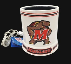 University of Maryland Terrapins Ceramic Candle Wax Warmer UMD Terps Large New - Picture 1 of 8