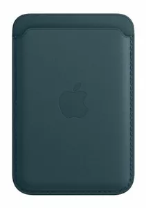 Apple Leather Wallet with MagSafe for iPhone - A2504, MHLQ3ZM/A - Baltic Blue - Picture 1 of 4