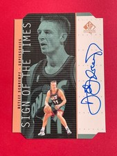 1998-99 SP Authentic Sign of the Times Detlef Schrempf Auto Basketball Card /V19