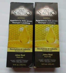 2-Pack TIO NACHO Younger Looking Royal Jelly Shampoo Rosemary, Aloe Vera 14 oz - Picture 1 of 6