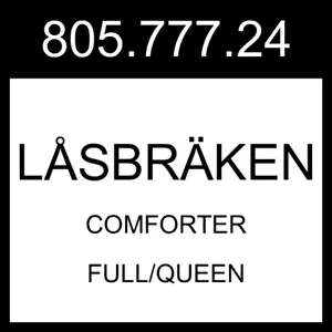 IKEA LASBRAKEN LÅSBRÄKEN Comforter Pink Full/Queen 805.777.24 - Picture 1 of 1