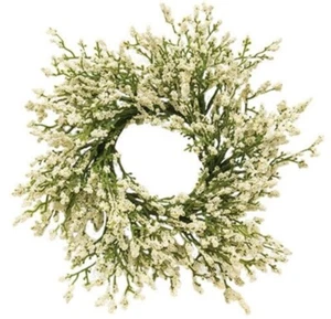 3" Cream Array Astilbe Candle Ring - Picture 1 of 1
