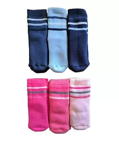 3 Paar Rutschfeste Socken für Baby Anti Rutsch Sportsocken Stoppersocken - Bild 1 von 5