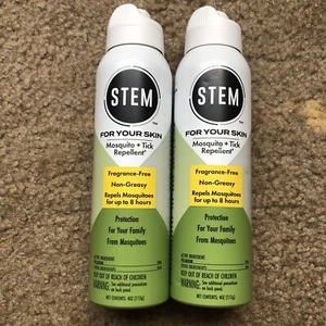 2x STEM Mosquito and Tick Repellent 4oz mosquitos non greasy - Picture 1 of 2