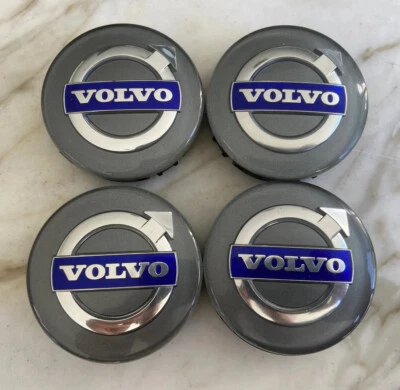 SET OF 4 GENUINE VOLVO 850 960 S40 S60 S80 XC90 C30 C70  CENTER CAPS 30666913🔴 - Изображение 1 из 4