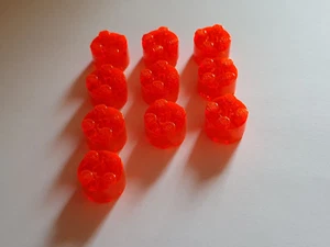 Lego 10 x 3941 Básico Redondo Piedra 2 x 2 Transparente Neón Orange 611647 - Imagen 1 de 3