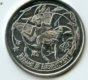 Mardi Gras Doubloon Krewe of Proteus 2008 aluminio - Imagen 1 de 2