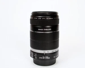 Canon EF-S 55-250mm f/4-5.6 IS Telephoto Zoom Lens - Picture 1 of 14
