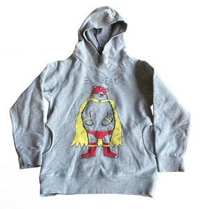 Minti Niños Sudadera con Capucha Talla 7 Suéter Jersey Gris El Oso Unisex Superhéroe Circonita cúbica - Imagen 1 de 5