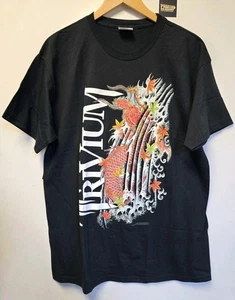 NOS NWOT 2000s Trivium Band T Shirt L Metal Rock & Roll - Picture 1 of 7