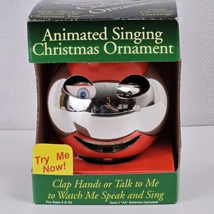 Animierter singender Weihnachtsschmuck, Klatschen/Sprechen zum Aktivieren, getestet DETAIL LESEN - Bild 1 von 11