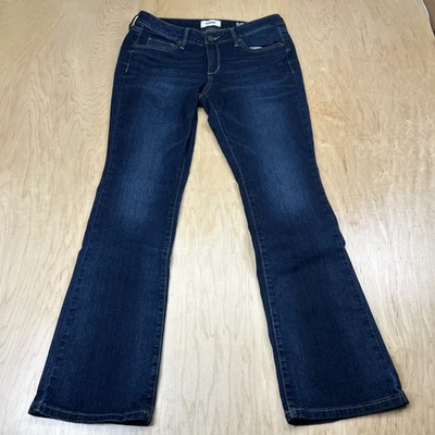 Pantalones de mezclilla para mujer Sonoma Goods for Life 10 ajustados bootcut lavado oscuro elásticos Foto 1 de 4