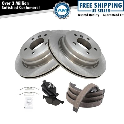 Kit de pastillas de freno y rotor de cerámica trasera para BMW 328i 2012 Foto 1 de 4