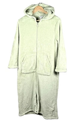 Charter Club Intimates Mujer Felpa Polar Cremallera Completa Bata Sudadera con Capucha Lima Mujer M Foto 1 de 4