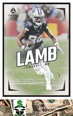2024 Panini Luminance #17 CeeDee Lamb - Dallas Cowboys - Image 1 of 2