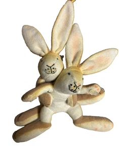 Guess How Much I Love You Hase Plüsch 2er Set Hasen Vintage 1994 - Bild 1 von 5