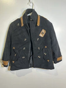 littest price couture jacket coat size 5 wool blend button down - Picture 1 of 4