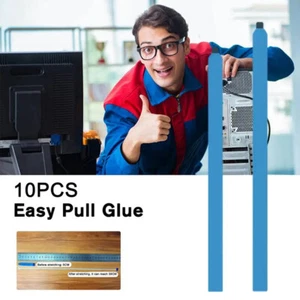 10Pcs Thickened 0.3mm Double-Sided LCD Tape For Laptop Easy Pull Glue Sticker _t - Photo 1/15