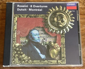 Rossini 8 Overtures Charles Dutoit Montreal London Digital Music Audio CD - Imagen 1 de 2