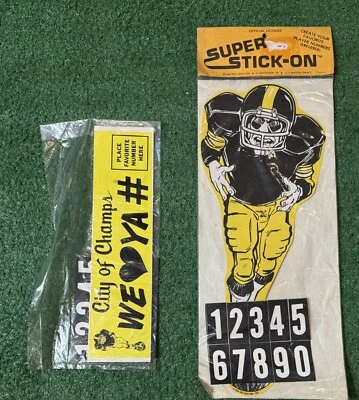 Pegatinas Super Stick On Oficiales de Fútbol Americano NFL de Colección Pittsburgh Steelers Foto 1 de 4