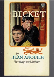 Jean Anouilh BECKETT 1960 Signet 9th Printing LAURENCE OLIVIER ANTHONY QUINN PB - Picture 1 of 5