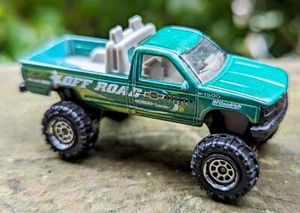 Matchbox Chevy Truck OBS Z71 "Off Road" Lifted Truck Monster Truck Green Loose - Picture 1 of 9
