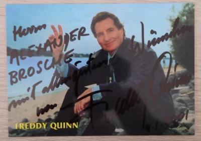 Autogramm Schlagersänger und Schauspieler Freddy Quinn 2001 (103740) - Bild 1 von 3