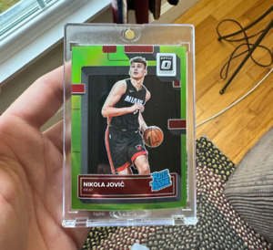 Nikola Jovic 2022-23 Donruss Optic Rated Rookie Lime Green /149 #224 RC Heat