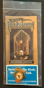 1983 Baltimore Orioles World Champions 10th Anniversary Lapel-Hat Pin SGA - Picture 1 of 3
