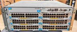 HP ProCurve E5406 POE+ Chassis w 2x J9534A , 2x J9536A , 2x PSU - Bild 1 von 4