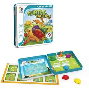 SmartGames Turtle Tactics Metal Box Travel Game with 48 Challenges for Ages 5 - - Picture 1 of 9