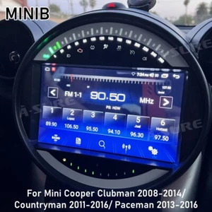 Android 14 Radio Stereo Carplay GPS for Mini Cooper Countryman Paceman 2008-2014 - Picture 1 of 12