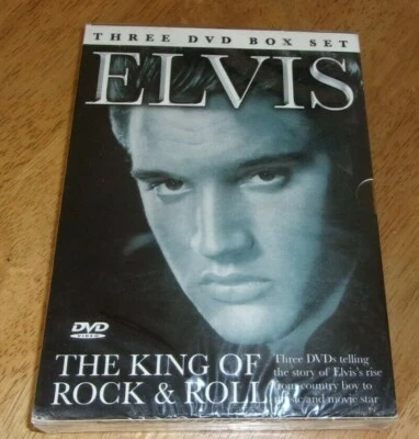 Elvis Presley - The King Of Rock 'n' Roll (DVD, 2004, 3-Disc Set, Box Set) New - Image 1 of 3