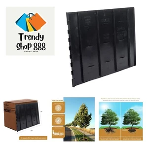 Tree Root Barrier, Versatile Tree Circle Weed Barrier, 90° Vertical Ribs, Hea... - Picture 1 of 7