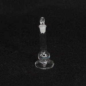 5ml Lab Volumetric Flask Measuring Borosilicate Glass With Stopper and Base - Picture 1 of 4
