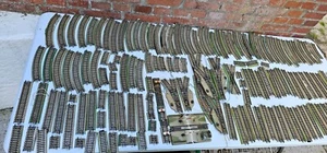 Konvolut Märklin Schienen Weichen etc H0 Dachbodenfund - Bild 1 von 18