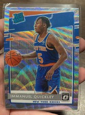 2020-21 Donruss Optic Immanuel Quickley #175 Knicks Rated Rookie RC