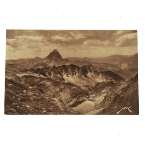 Vintage Postcard Les Pyrenees Le Pic d'Ossau vu du Col de Lurien No. 551 Jove - Picture 1 of 3