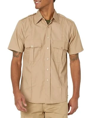 Mens Battle Security Police Uniform Short Sleeve Shirt - Size S - XXL - Image 1 of 4