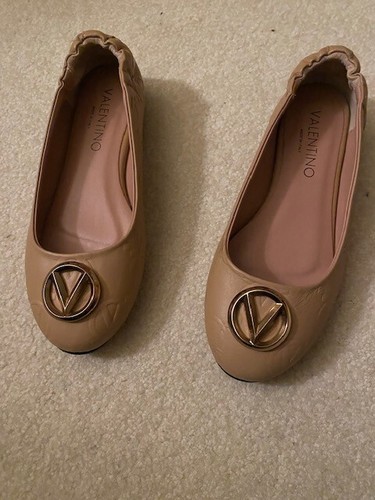 Ballerine VALENTINO BY MARIO VALENTINO Calliope Monogram Pelle Marrone Taglia 7