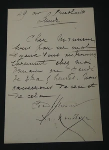 Arsène Houssaye, Man of Letters - Signed Autograph Letter - Picture 1 of 5