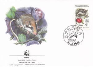 Rodent WWF Czech Republic FDC #2 1996 (141586) - Picture 1 of 1