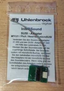Uhlenbrock 31040 IntelliSound SUSI-Adapter 21MTC / PluX / Next18s / microSUSI - Picture 1 of 1