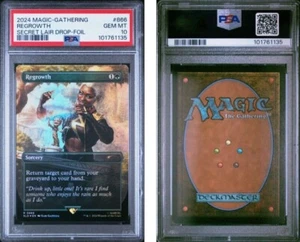 MTG PSA 10 *Foil X Marvel's Storm "Regrowth" #866 Secret Lair Drop GM Groot 2024 - Picture 1 of 3