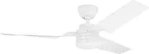 132 cm 52" Modern design ceiling fan with wall controller HUNTER FLIGHT White - Picture 1 of 1