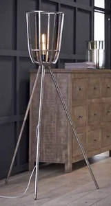Stehleuchte ARJEN, Tripod Stehlampe im Vintage Style - Bild 1 von 2